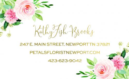 About Us - PETALS FLORIST & GIFT SHOP - Newport, TN